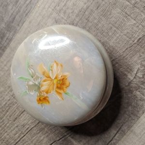 Small vintage trinket container